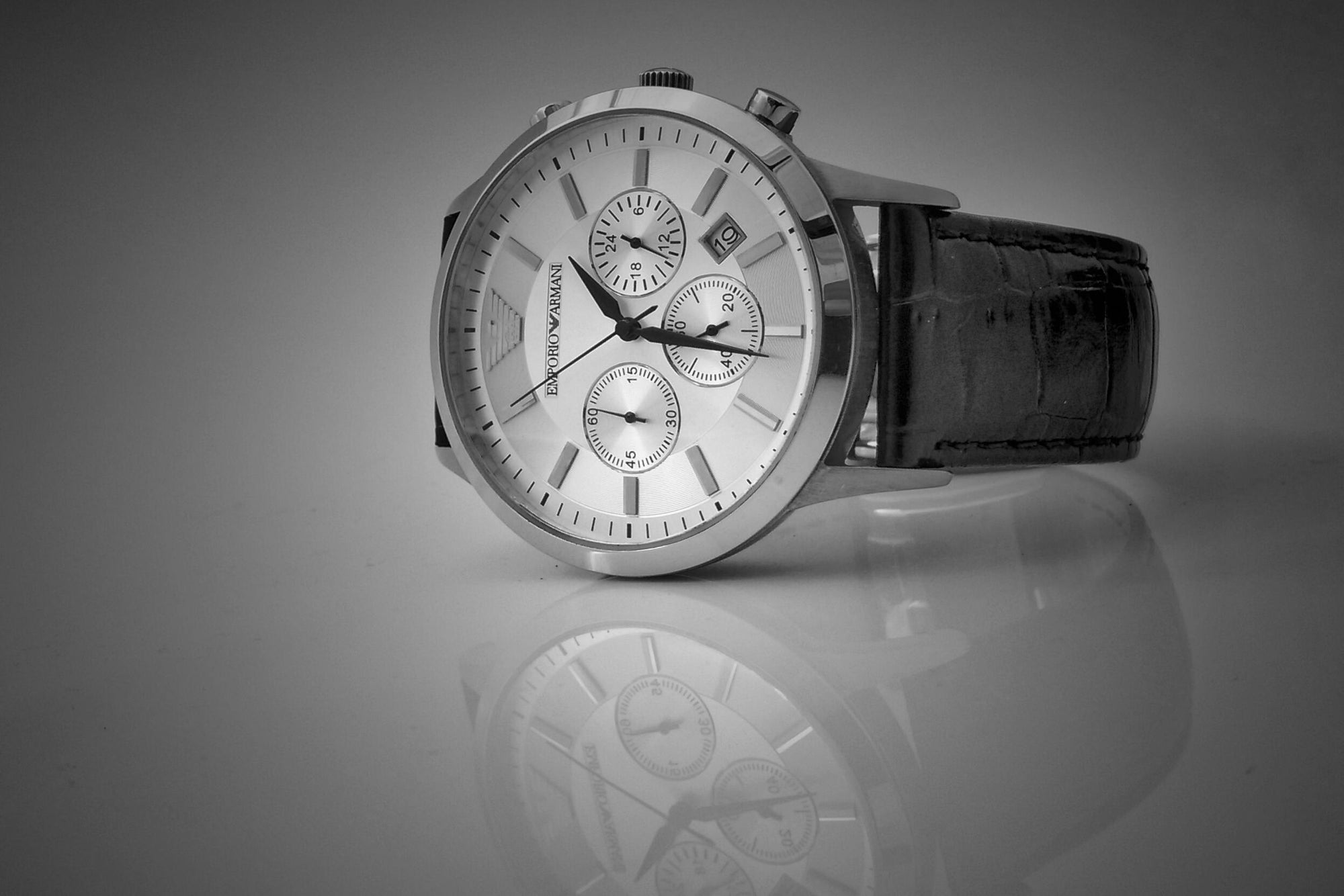 leather watch